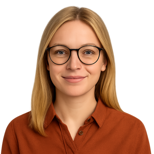 Portrait d'Audrey Dubois, une étudiante satisfaite