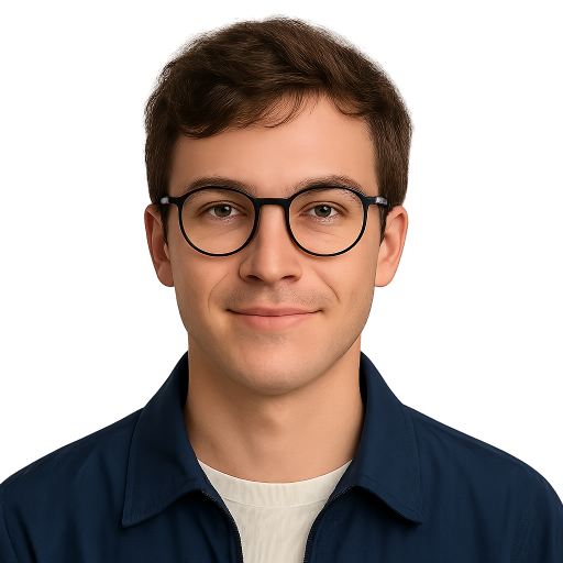 Portrait de Thomas Photo, un étudiant satisfait